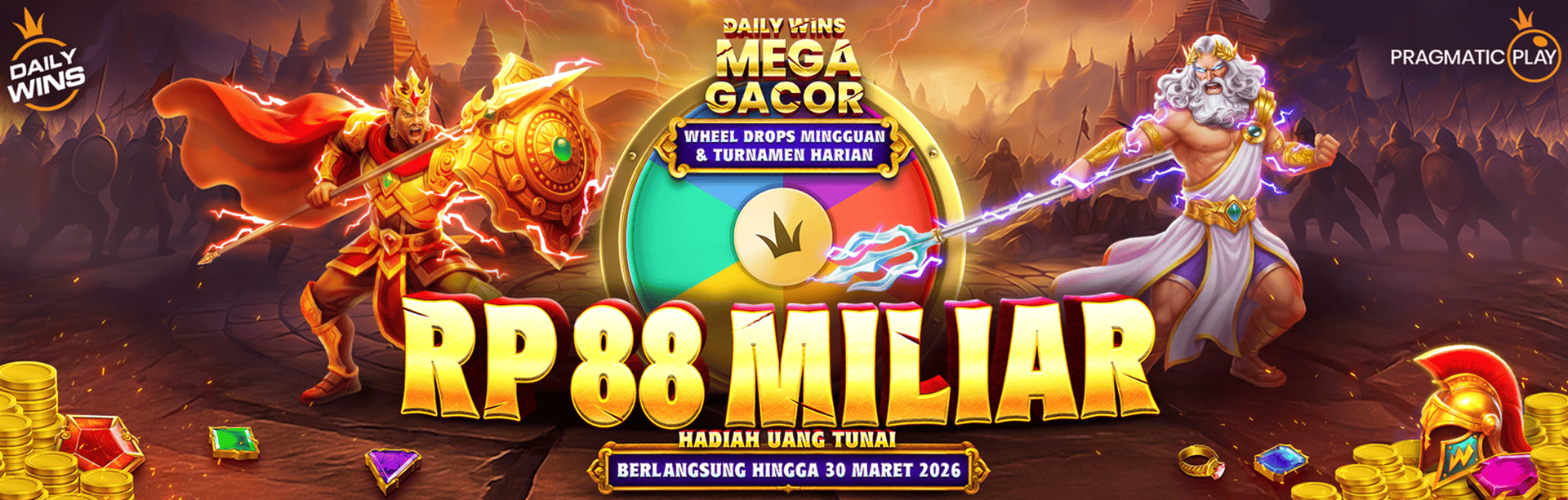 PP - DAILY WINS MEGA GACOR SEASON 3 LEVEL 10